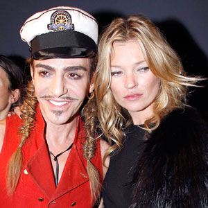 John Galliano, Kate Moss John Galliano, Kate Moss